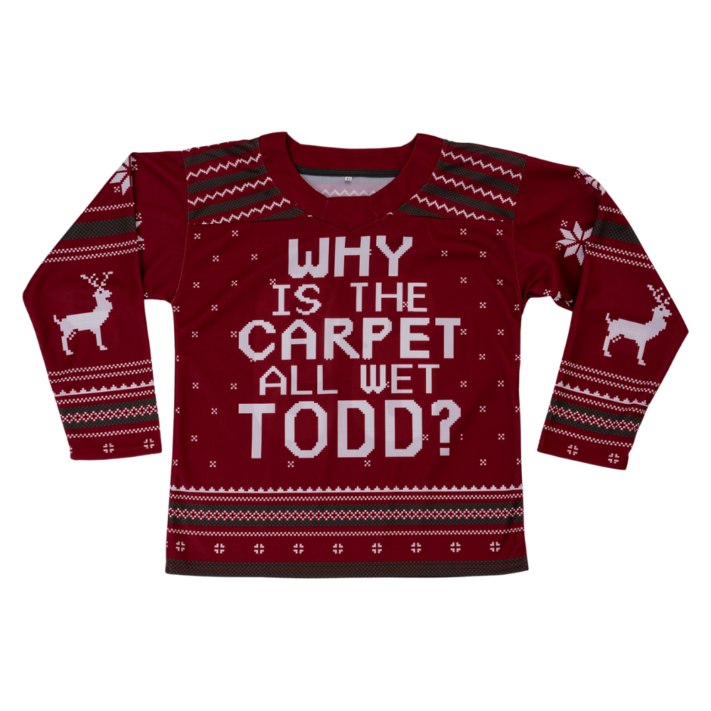 Margo & Todd Christmas Hockey Jersey