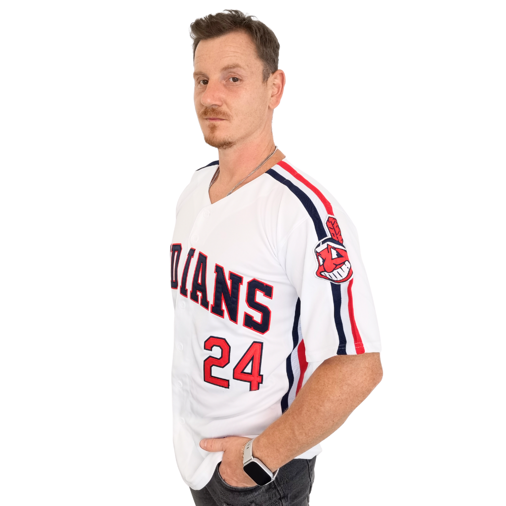 Roger Dorn Indians Baseball Jersey