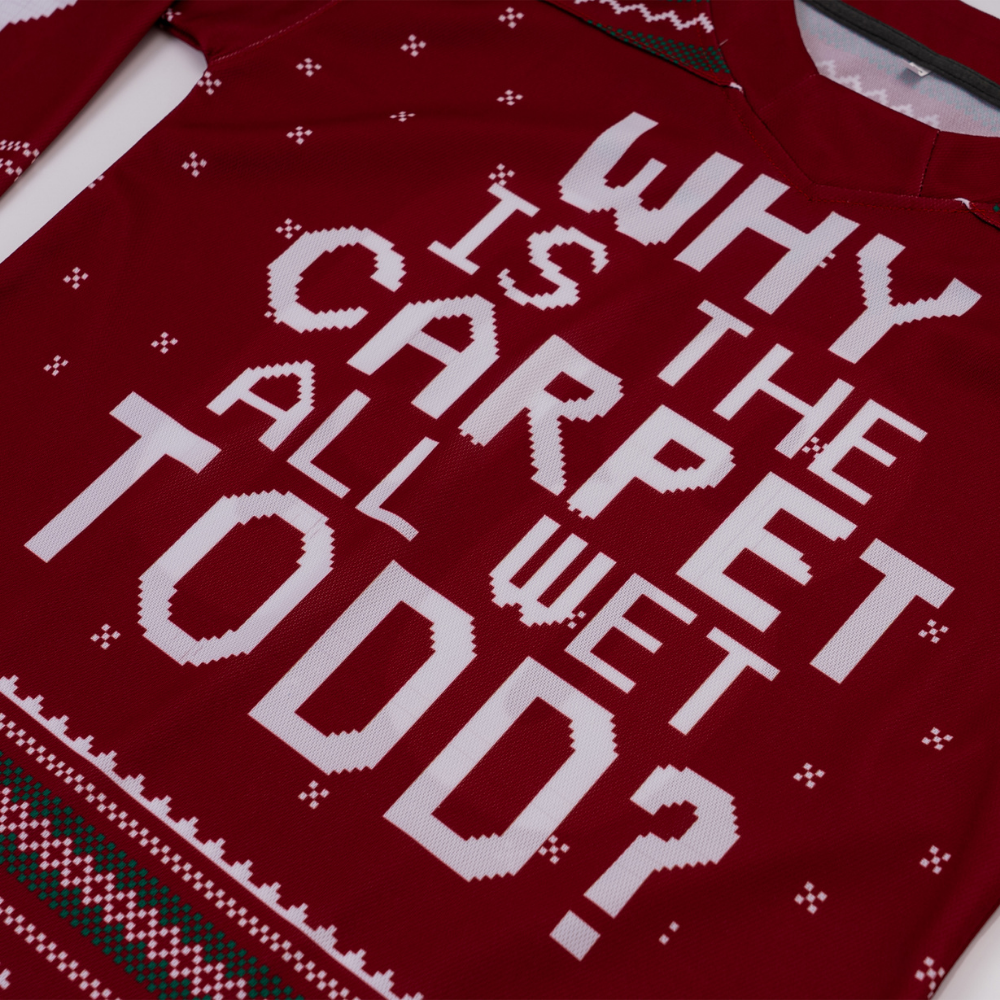 Margo & Todd Christmas Hockey Jersey