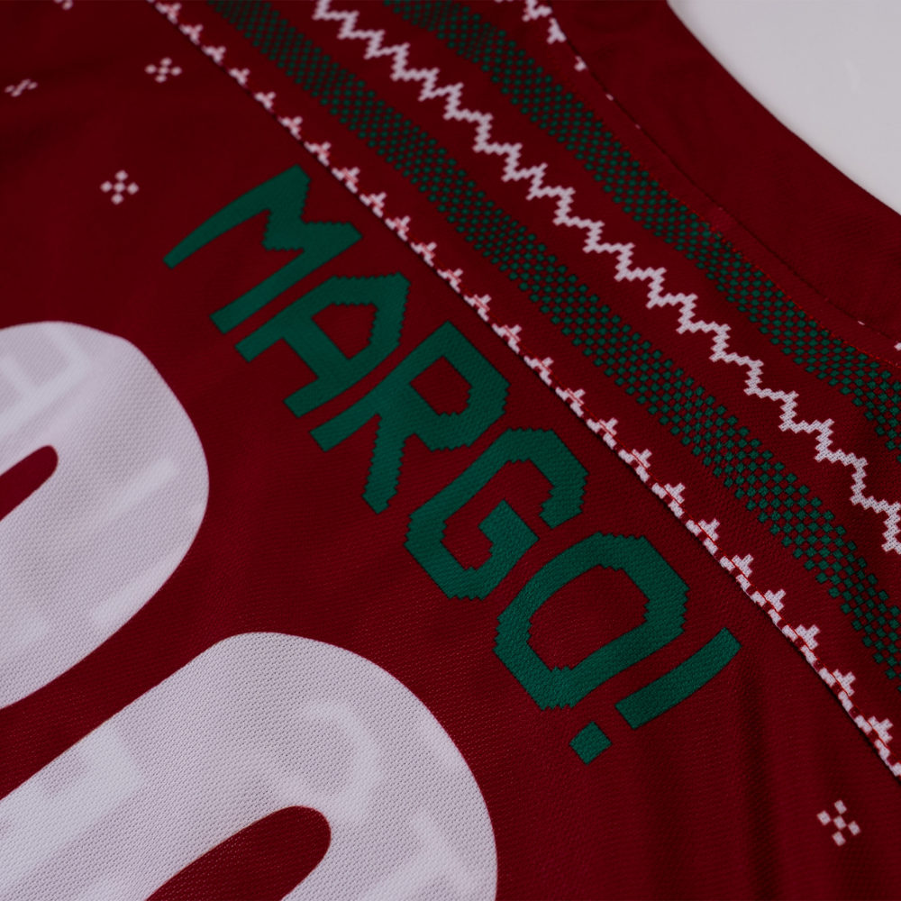 Margo & Todd Christmas Hockey Jersey