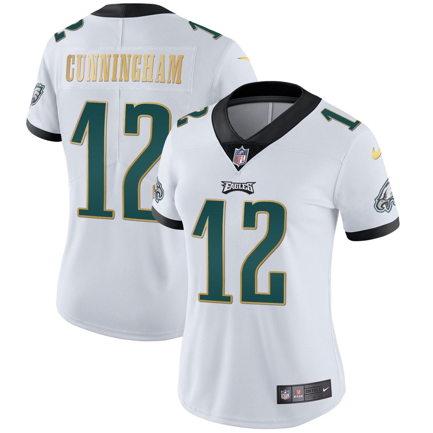 White Gold Trim - Randall Cunningham