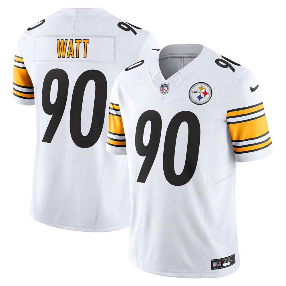 T.J. Watt Pittsburgh White Vapor F.U.S.E. Jersey
