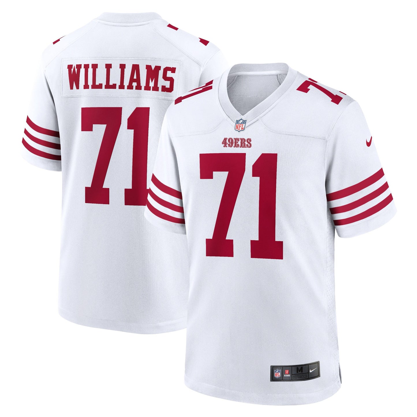 Trent Williams San Francisco White Jersey
