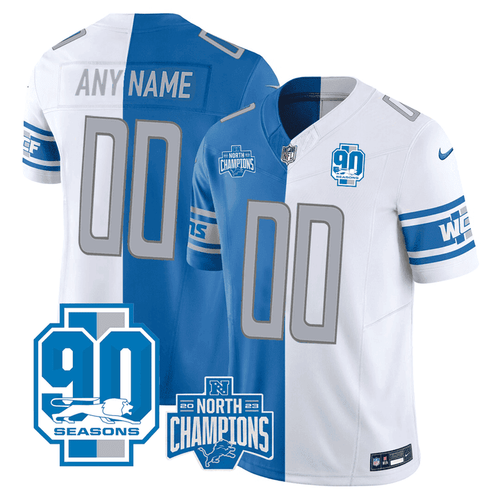 Split Blue - White