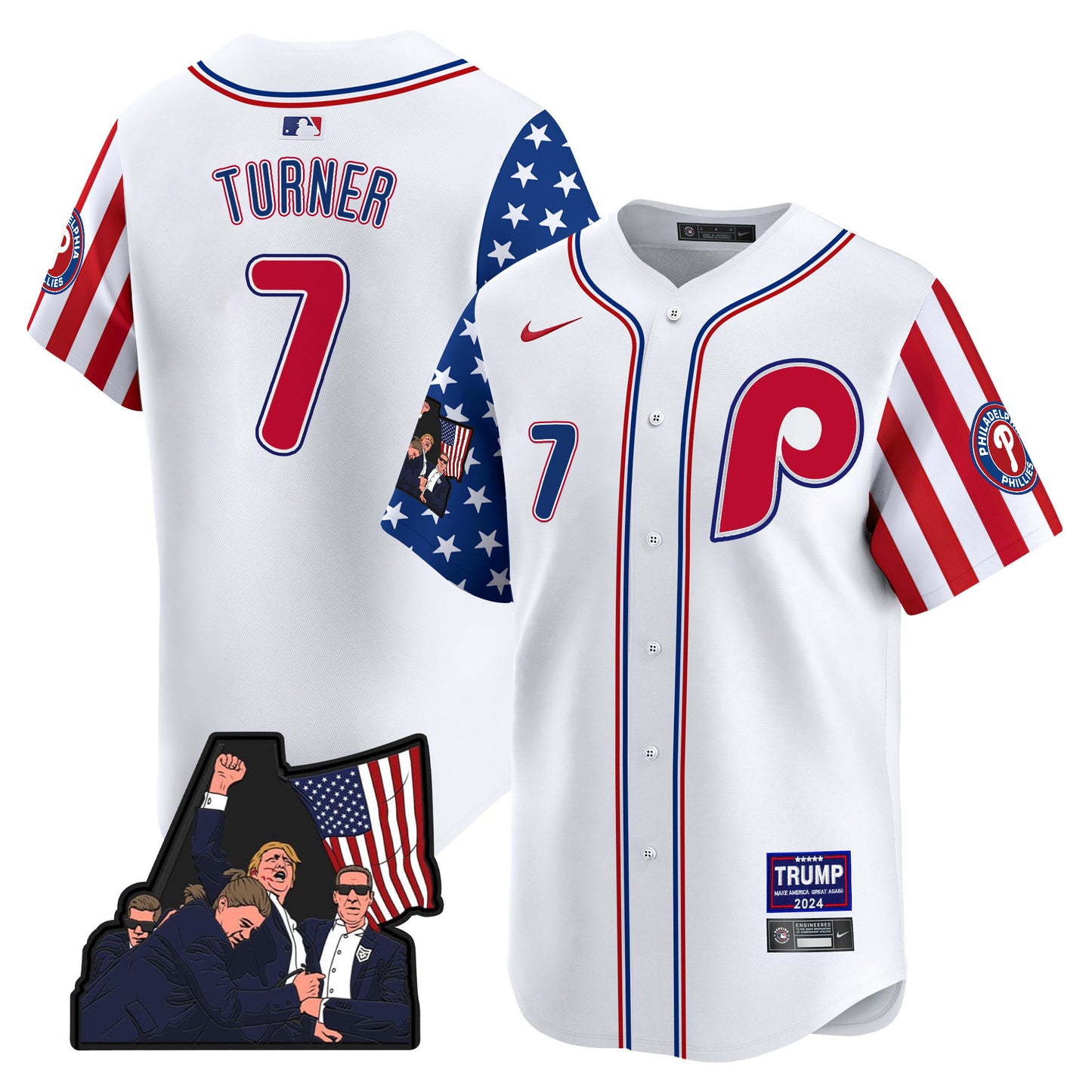 White Alternate - Trea Turner
