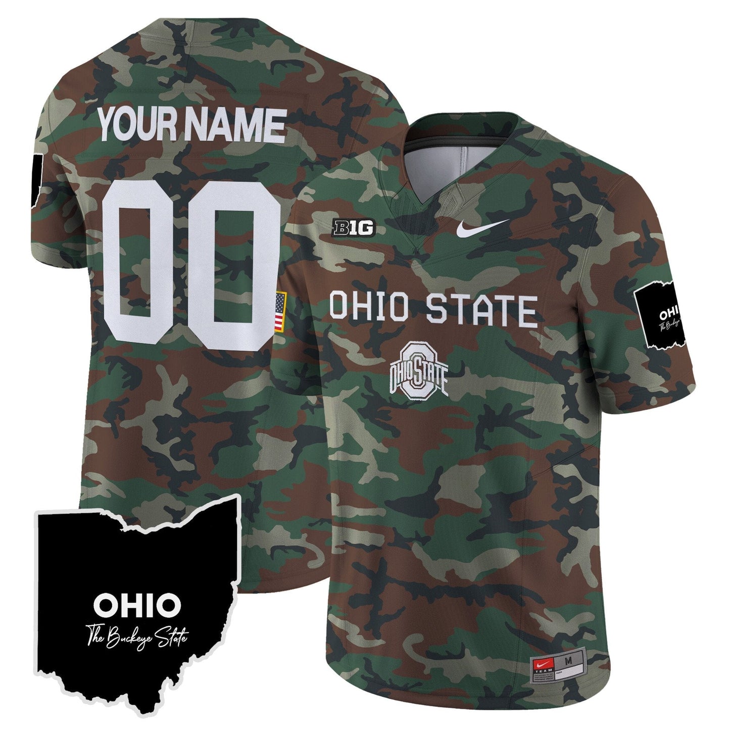 2024 Military Vapor Limited Custom Jersey