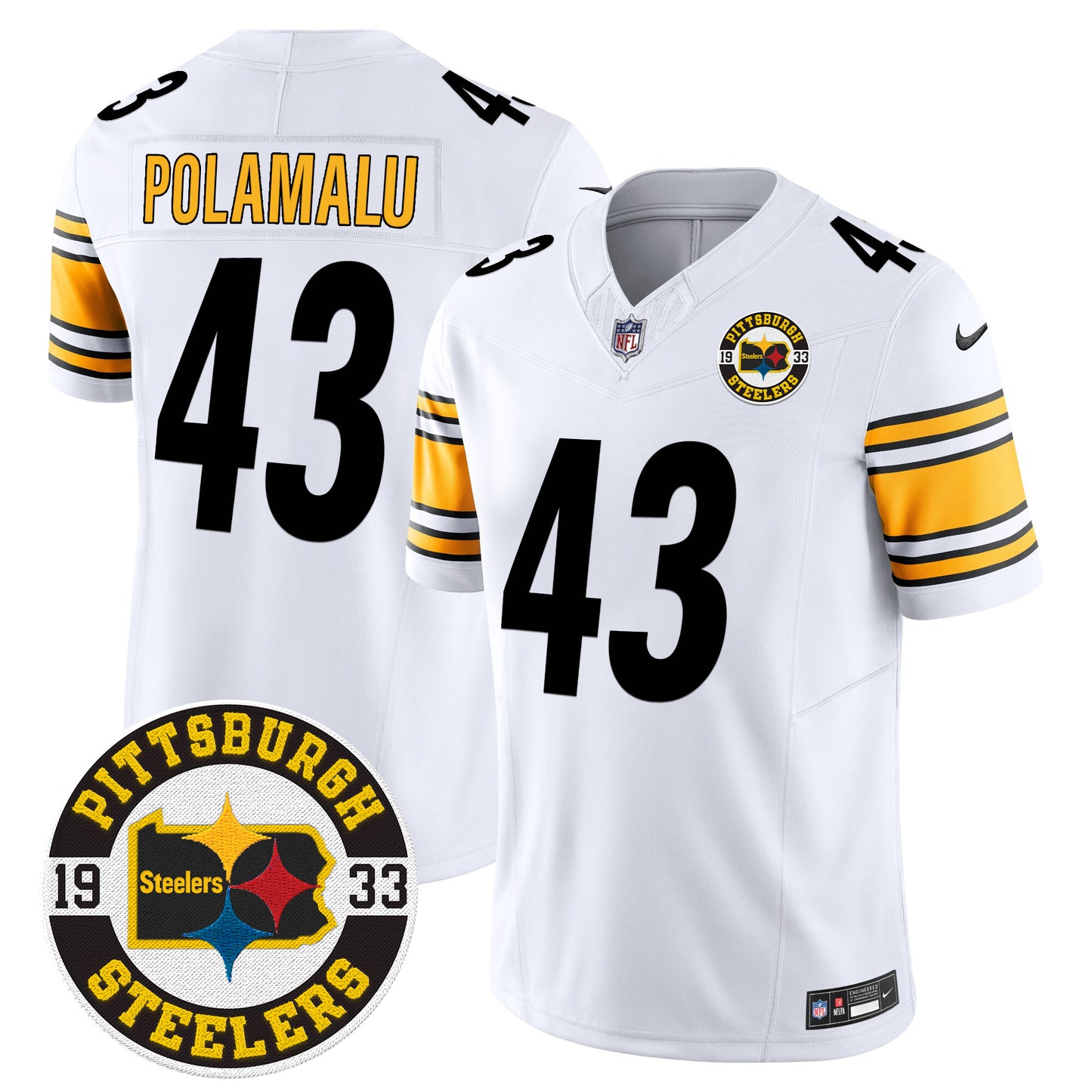 White - Troy Polamalu