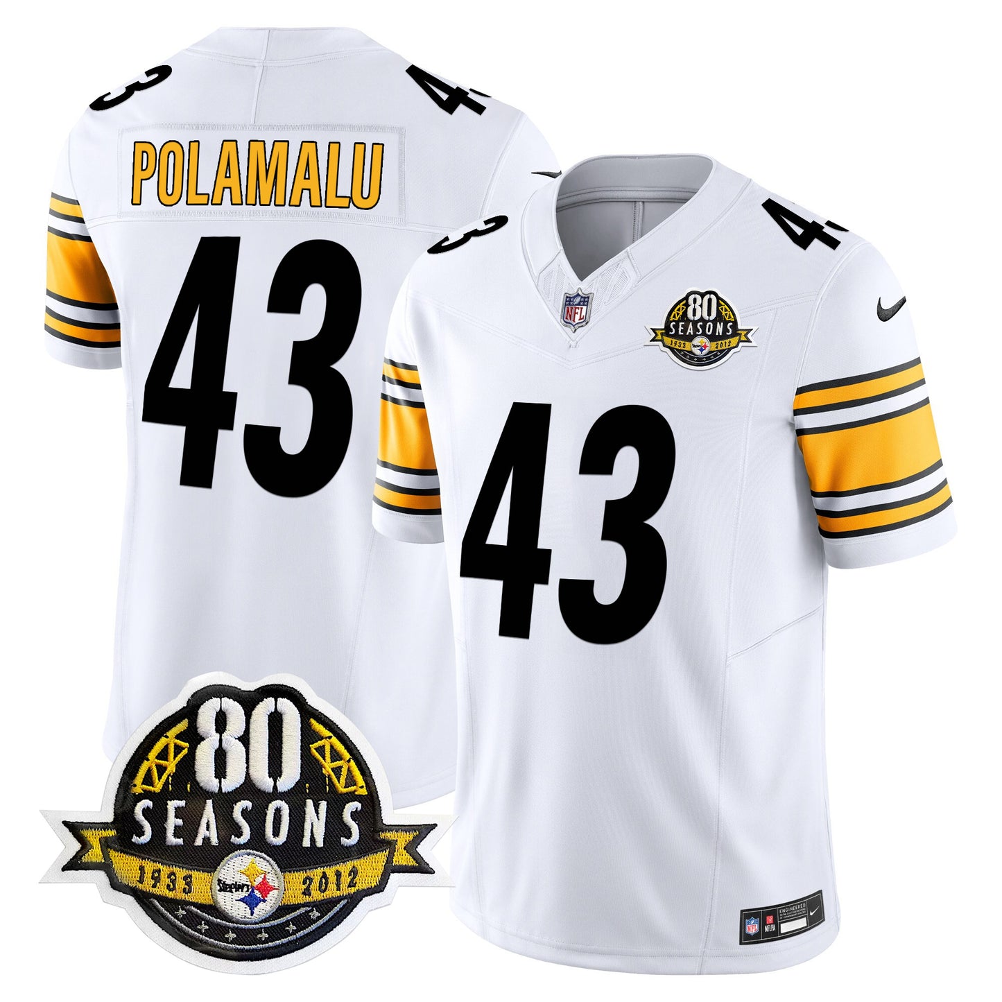White - Troy Polamalu