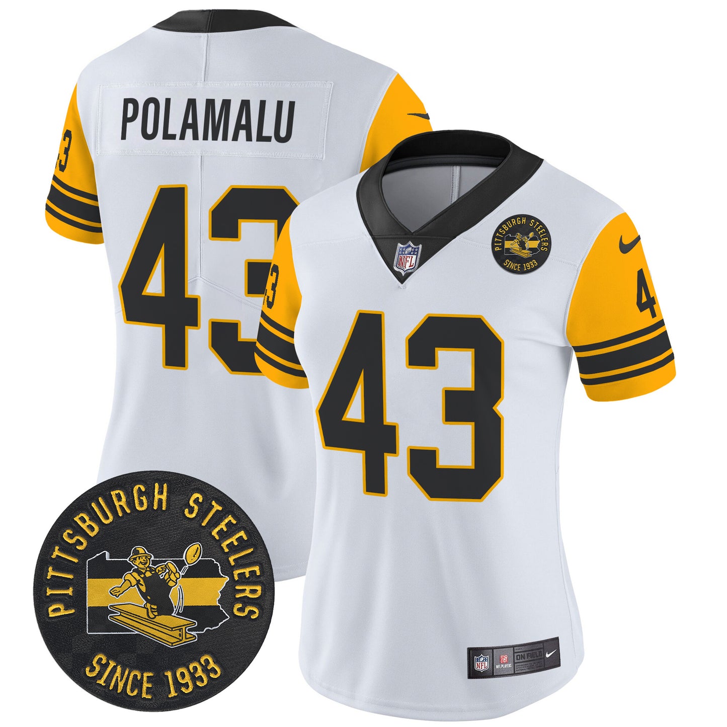 White - Troy Polamalu