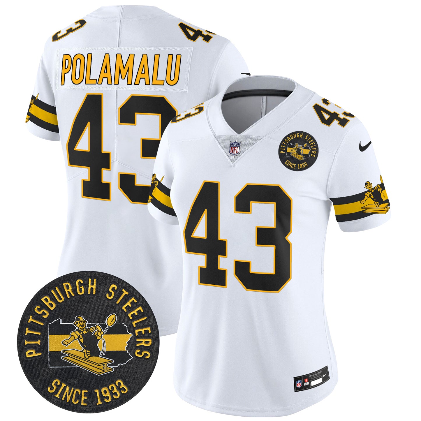 White - Troy Polamalu