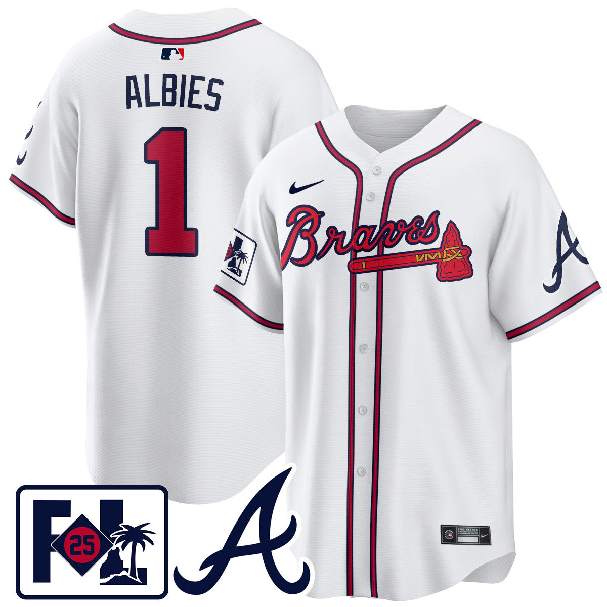 Ozzie Albies - 1 - White