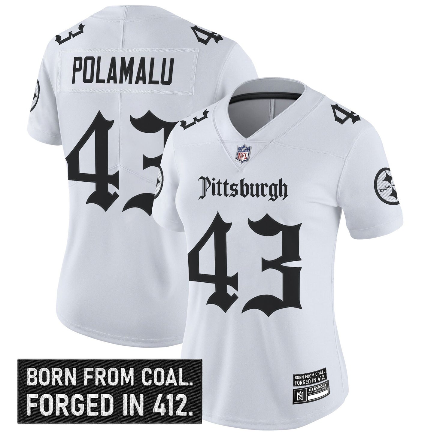 White - Troy Polamalu