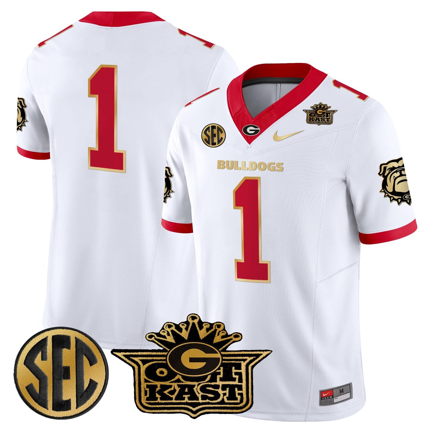 White Gold Trim - #1 Team