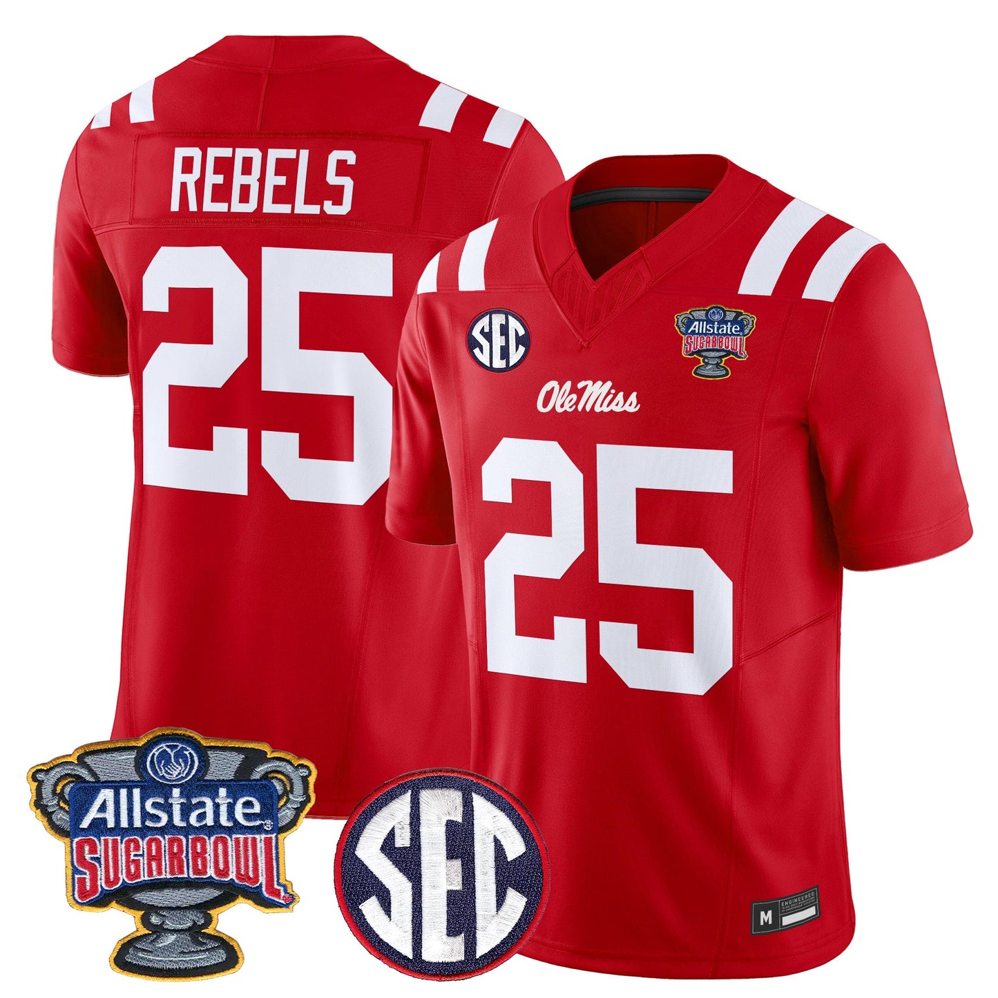 Red - #25 Rebels