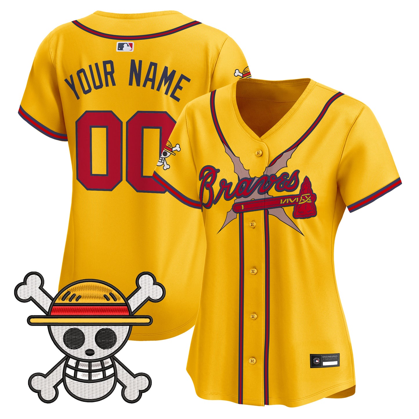 One Piece Vapor Premier Limited Custom Jersey – Stitched