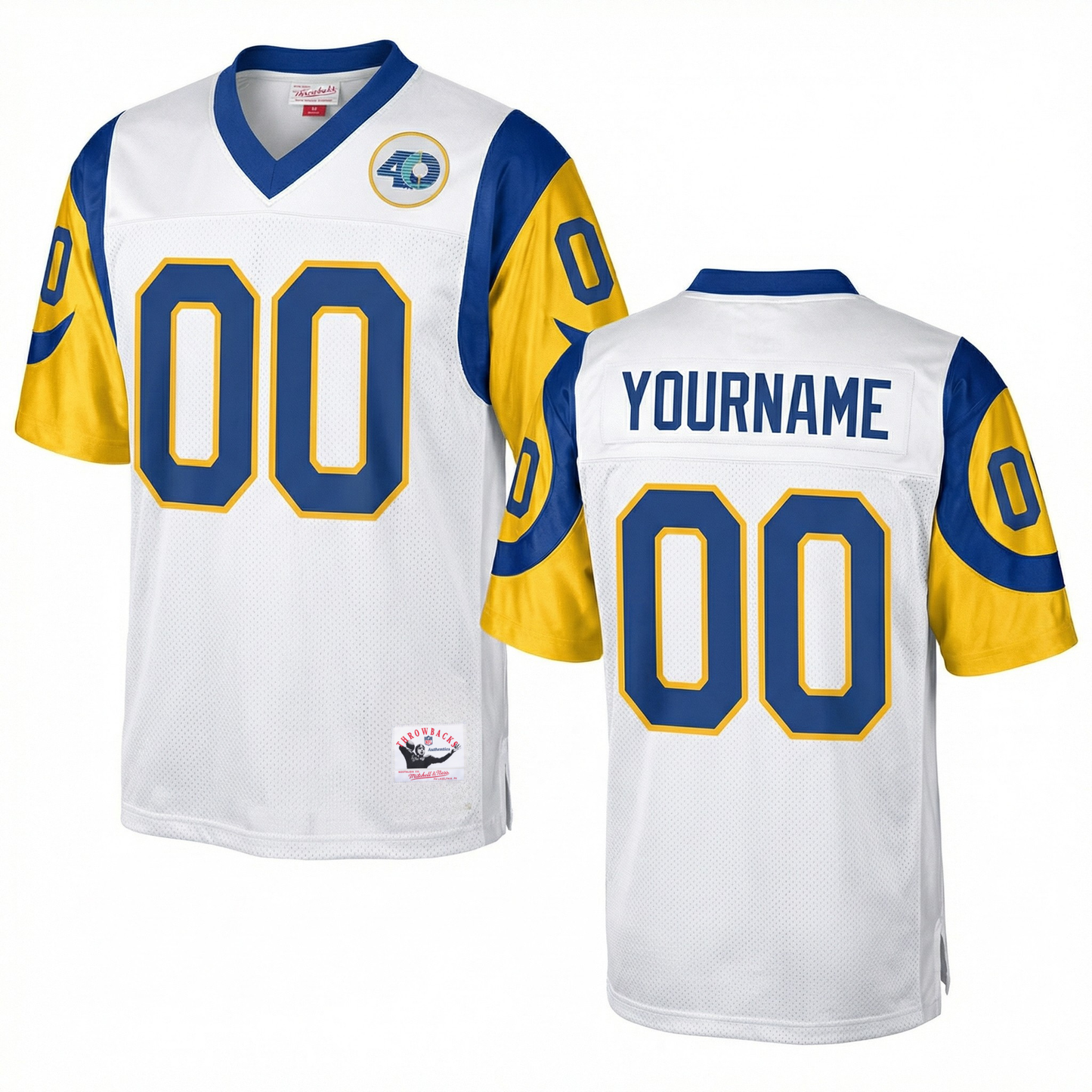 Rams Custom Football Jersey (Ships 2-4 weeks)