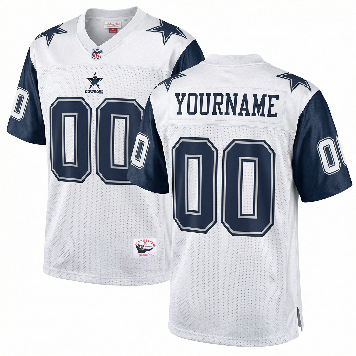 Cowboys Custom Football Jersey (Ships 2-4 weeks)