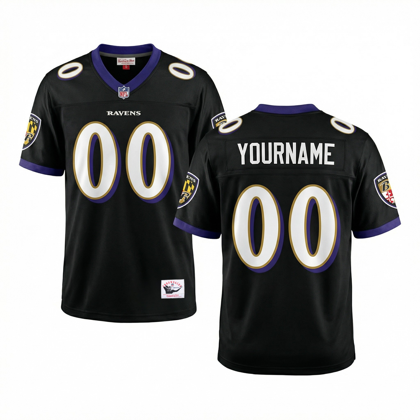 Ravens Custom Football Jersey (Ships in 3–6 Weeks)