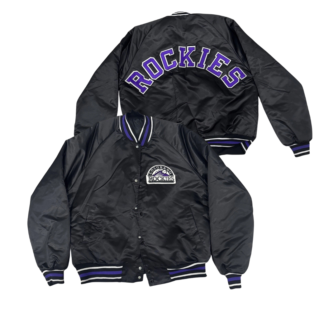 Rockies Throwback Satin Bomber – (Pre order Ships in 3-6 weeks)