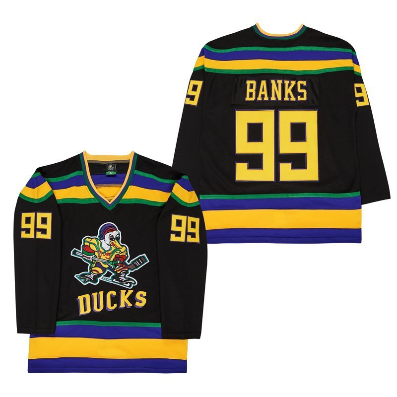 Mighty Ducks Adam Banks Hockey jersey