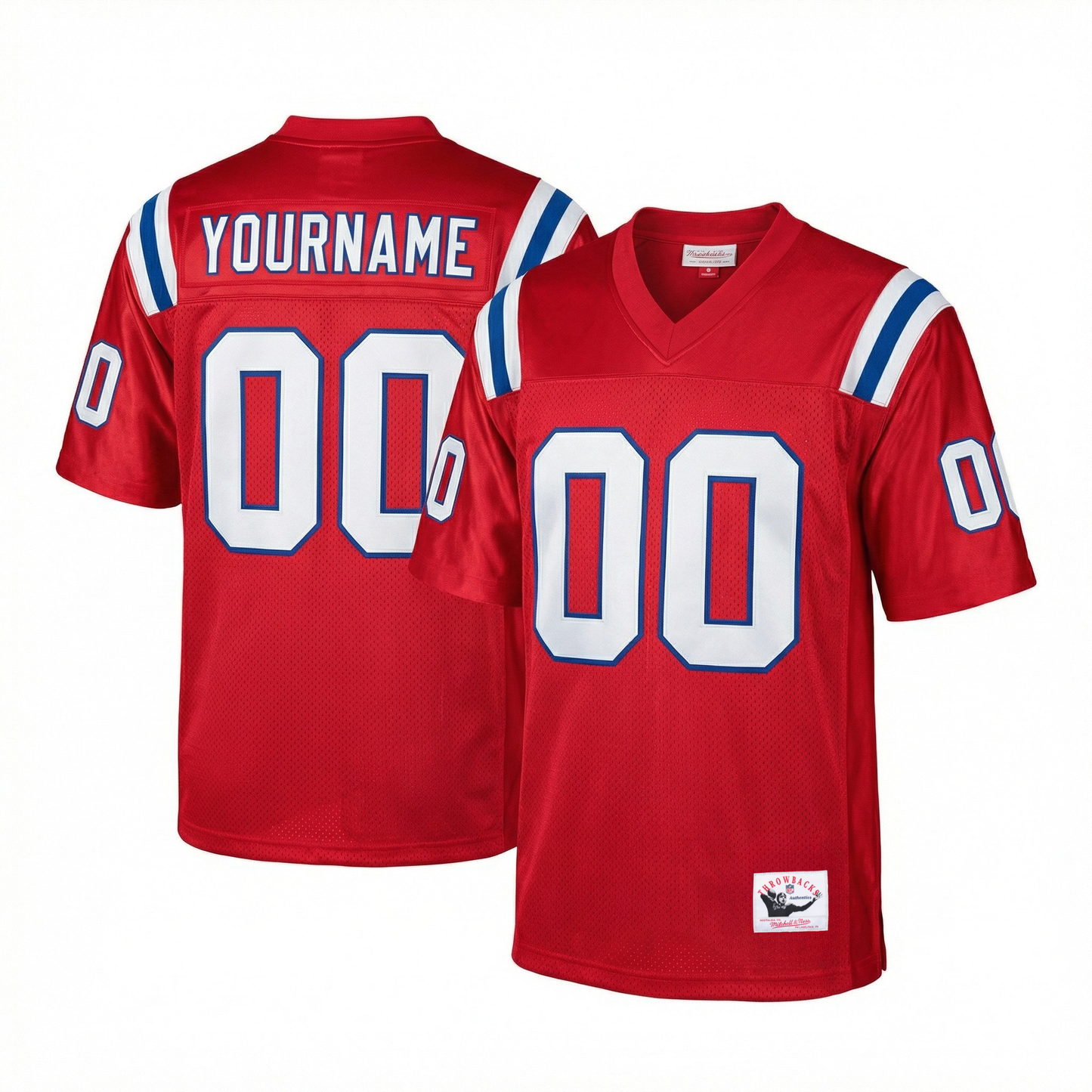 Patriots Custom Football Jersey (Ships 2-4 weeks)
