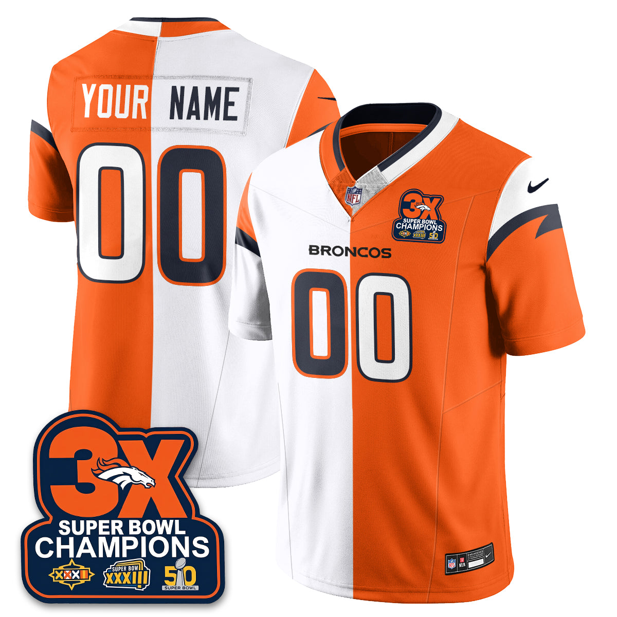 3-Time Champions Patch Vapor Limited Split Jersey