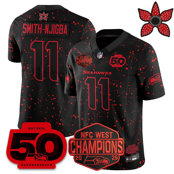 'Stranger Things Edition' 2026 NFC West Champions Jersey