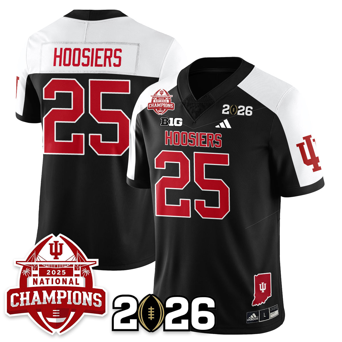 Black Alternate - Hoosiers - 25