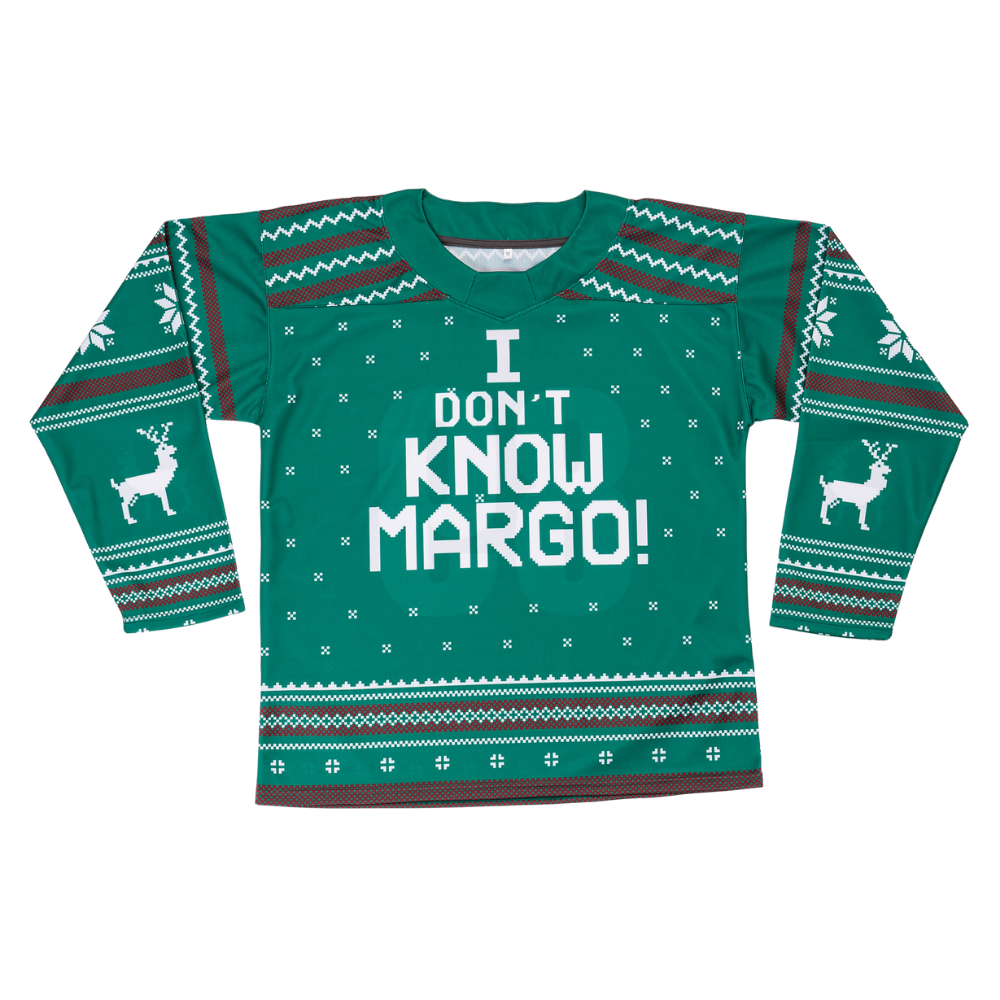 Margo & Todd Christmas Hockey Jersey