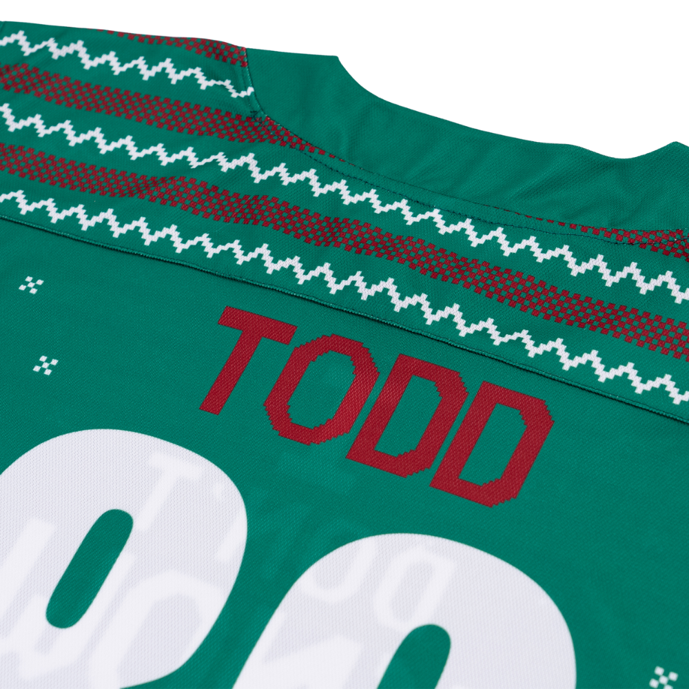 Margo & Todd Christmas Hockey Jersey