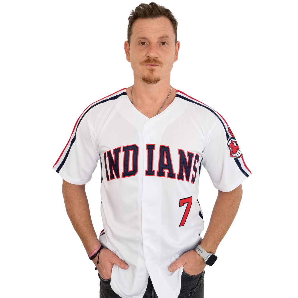 Jake Taylor Indians Baseball Jersey