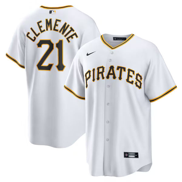 #21 White Baseball Jersey