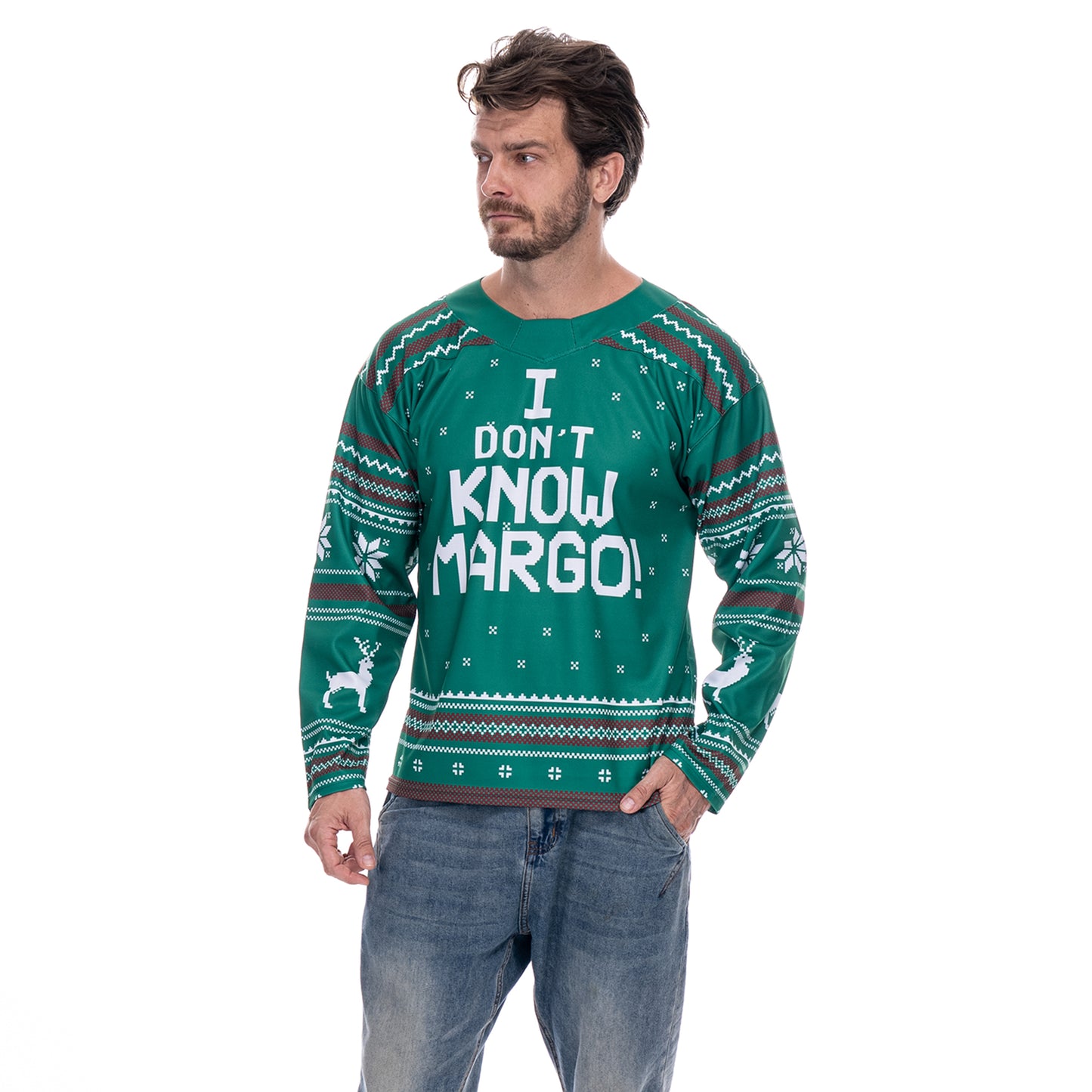 Margo & Todd Christmas Hockey Jersey