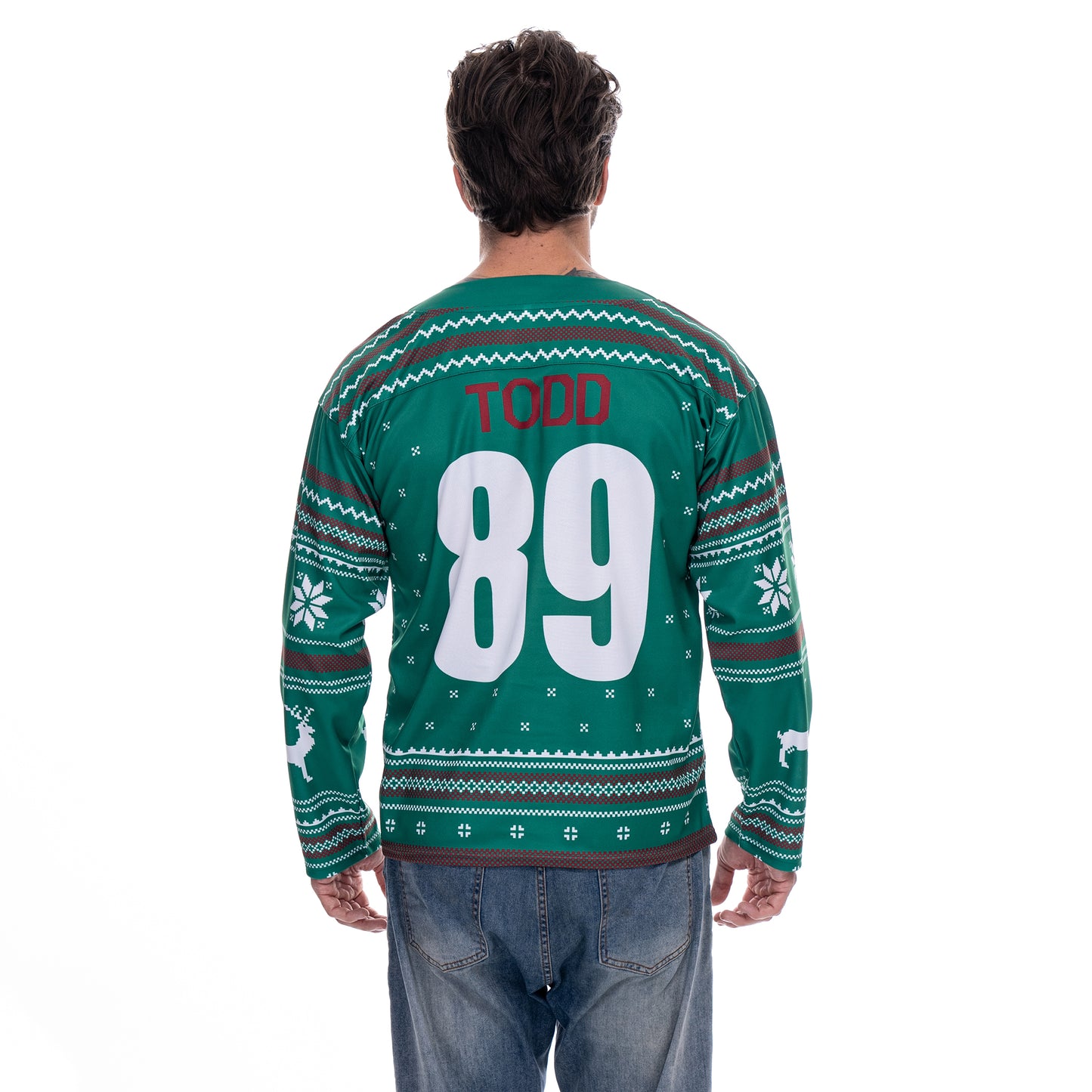 Margo & Todd Christmas Hockey Jersey