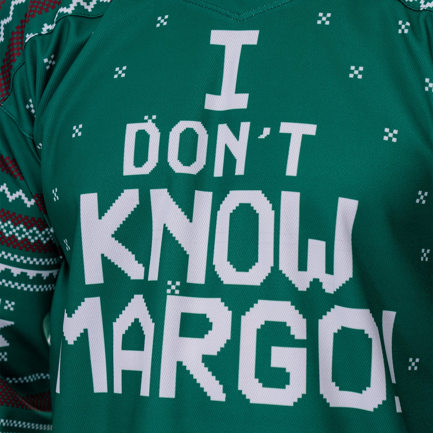 Margo & Todd Christmas Hockey Jersey