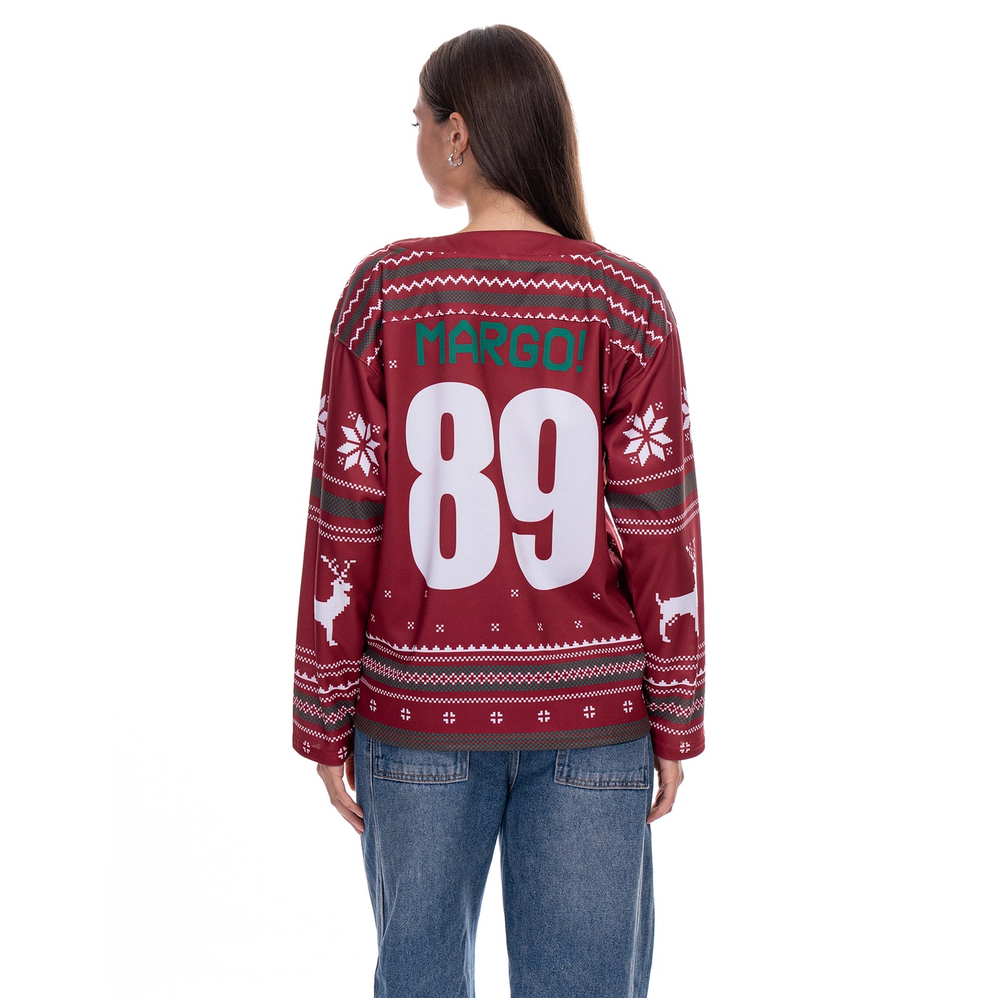 Margo & Todd Christmas Hockey Jersey