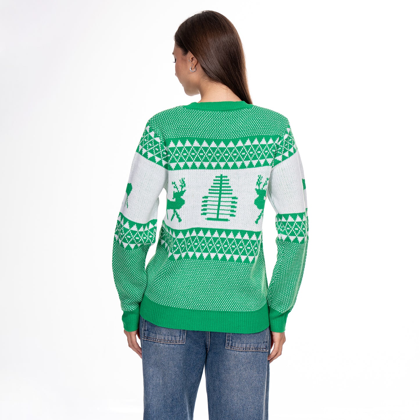 Womans Knitted Christmas Sweater