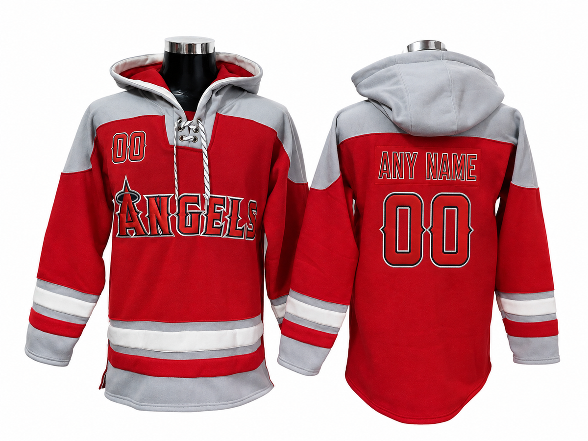 Red / Grey Hoodie Custom