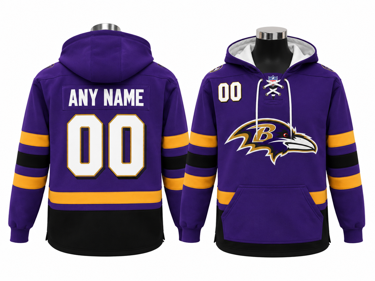 Purple/Black/Gold Hoodie Custom