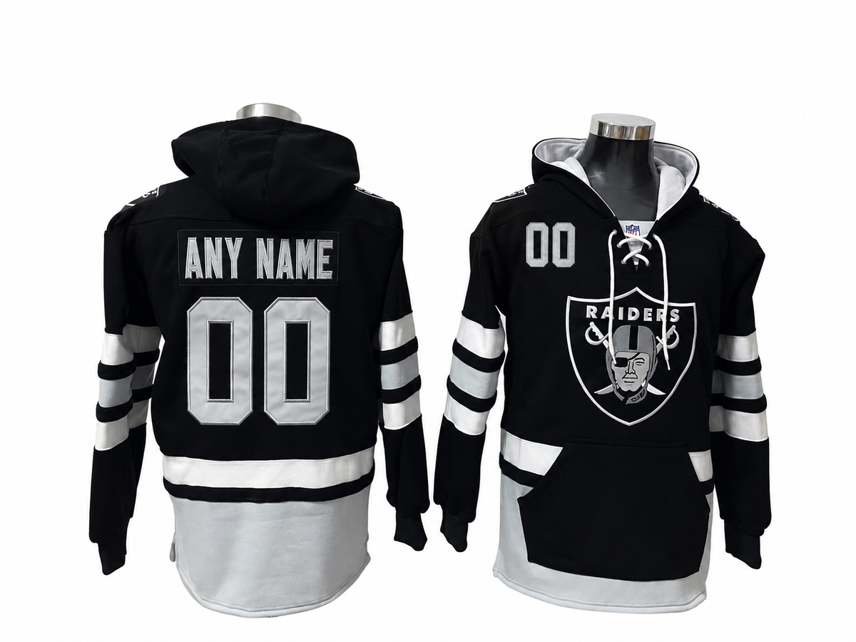 Black/Silver/White Hoodie Custom