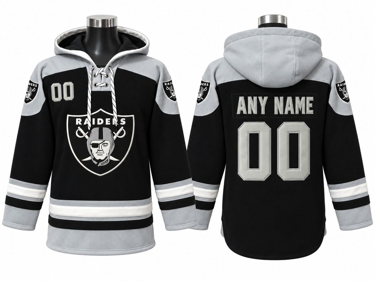 Black/Silver/White Hoodie Custom