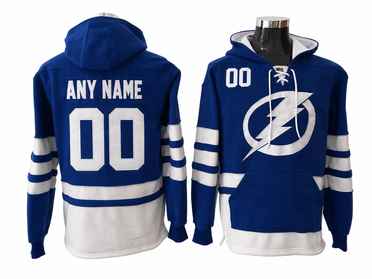Blue/White Hoodie Custom