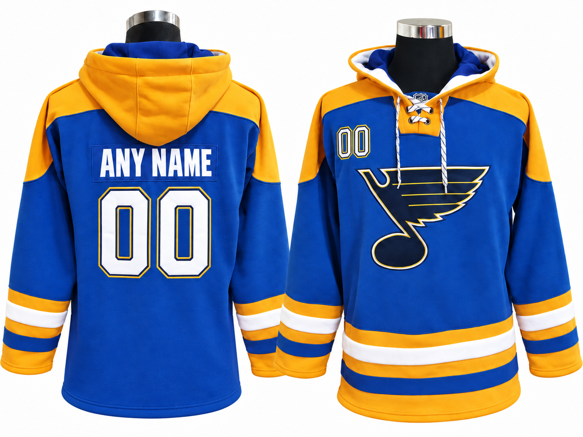 Royal/Blue/Gold Hoodie Custom