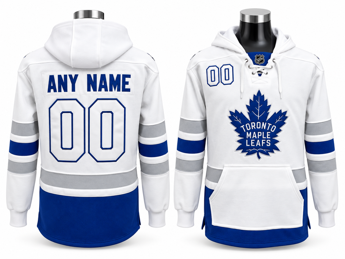 Blue/Gray/White Hoodie Custom