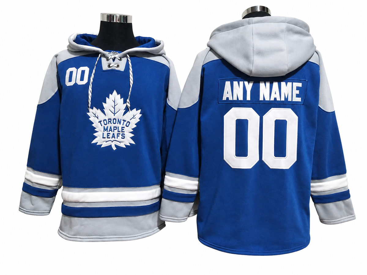 Blue/White Hoodie Custom