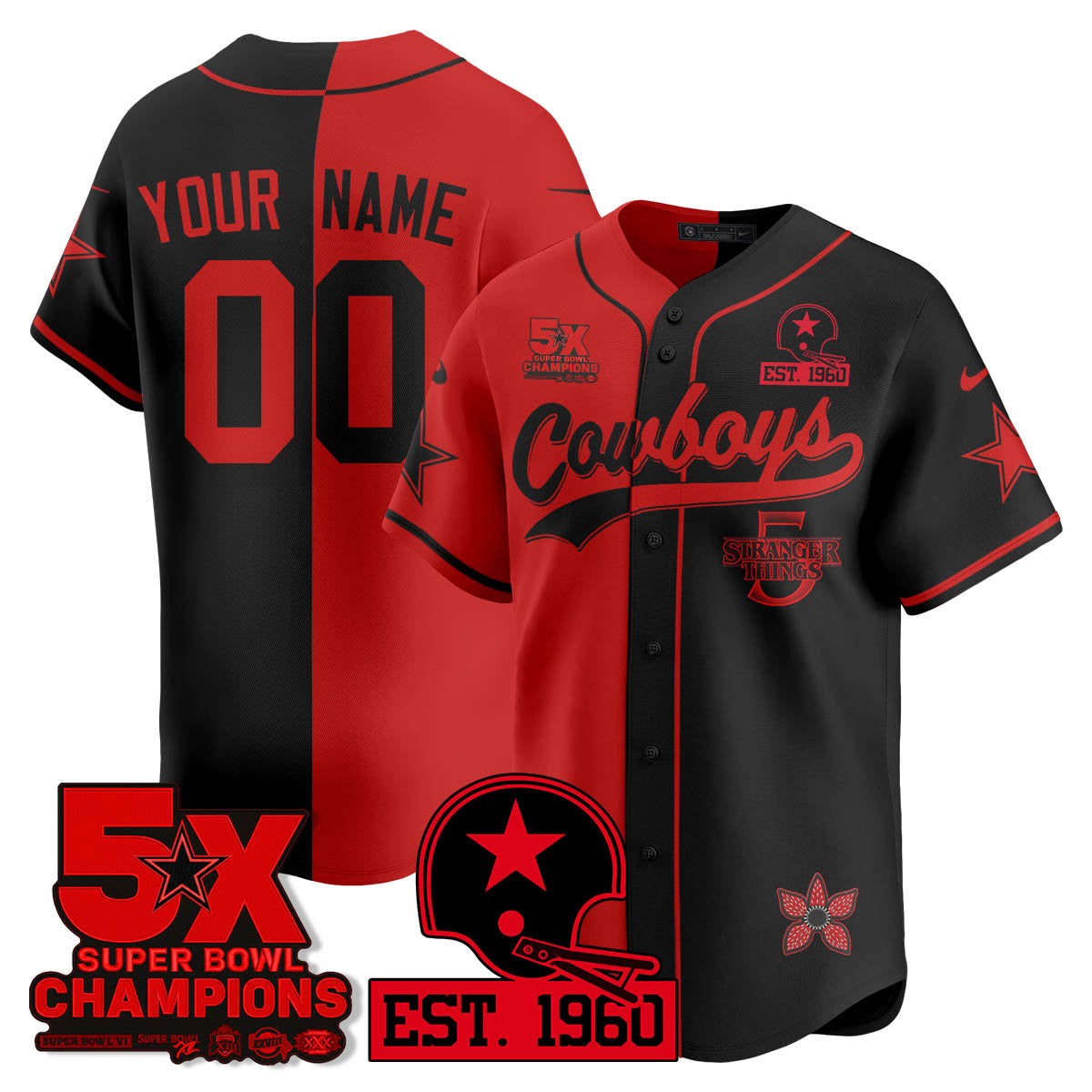 Stranger Things Vapor Limited Baseball Jersey