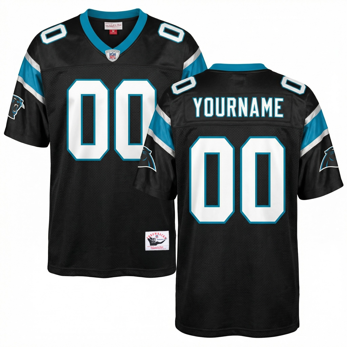 Panthers Custom Football Jersey (Ships 2-4 weeks)