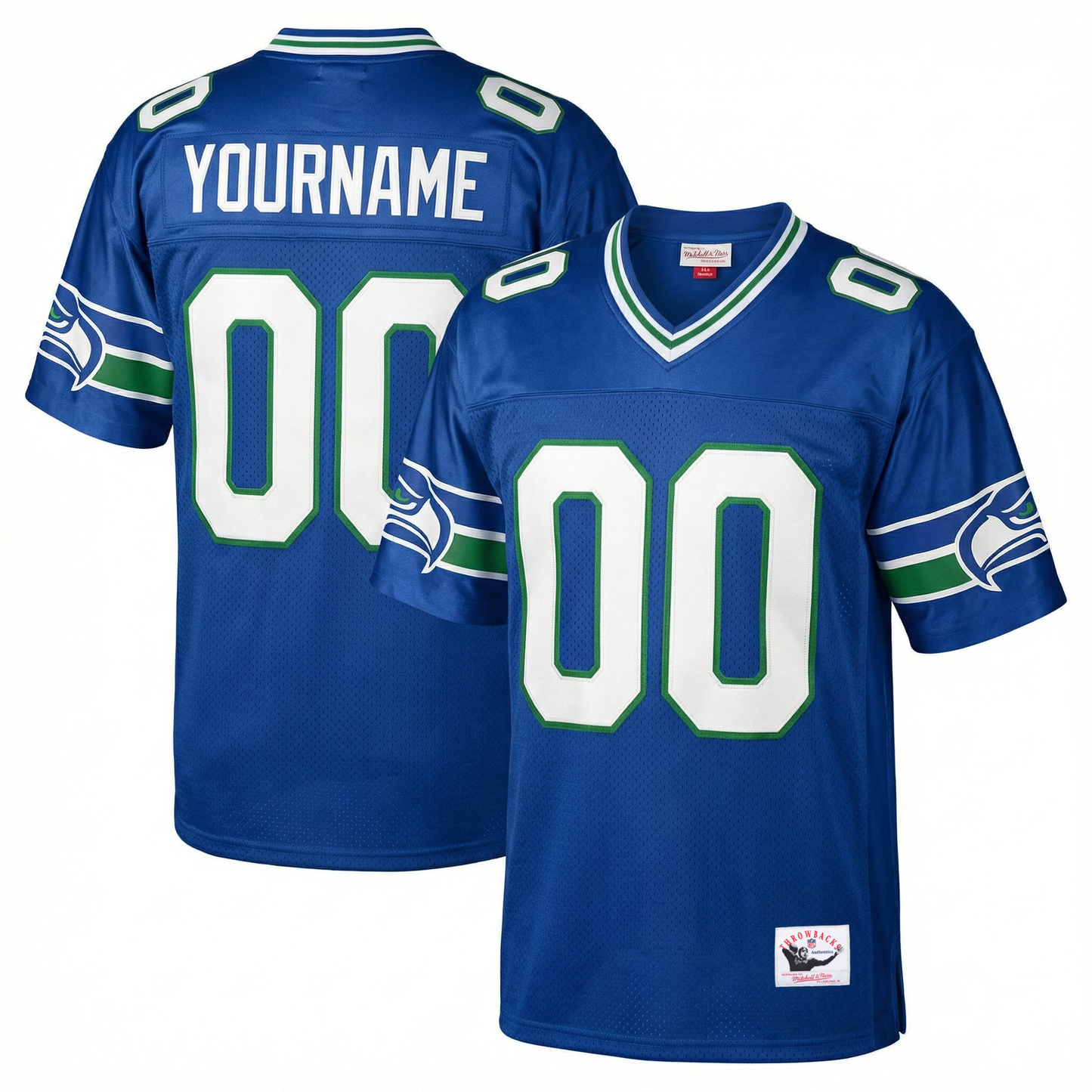 Seahawks Custom Football Jersey (Ships 2-4 weeks)
