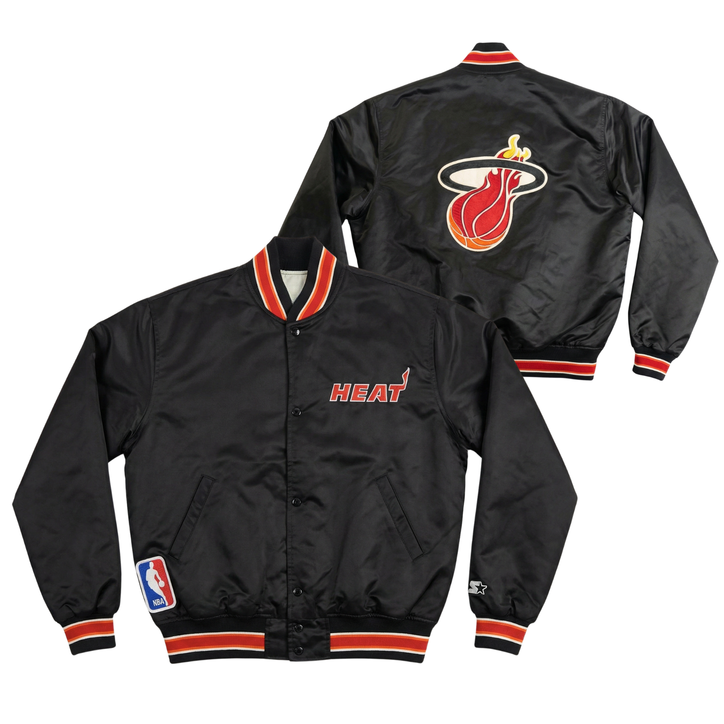Heat Throwback Satin Bomber – (Pre order Ships in 3-6 weeks)