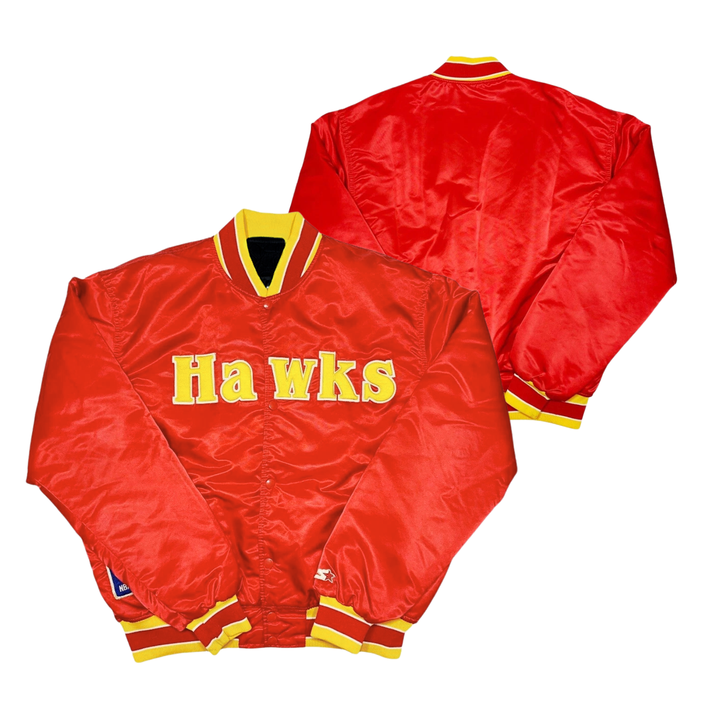 Hawks Throwback Satin Bomber – (Pre order Ships in 3-6 weeks)